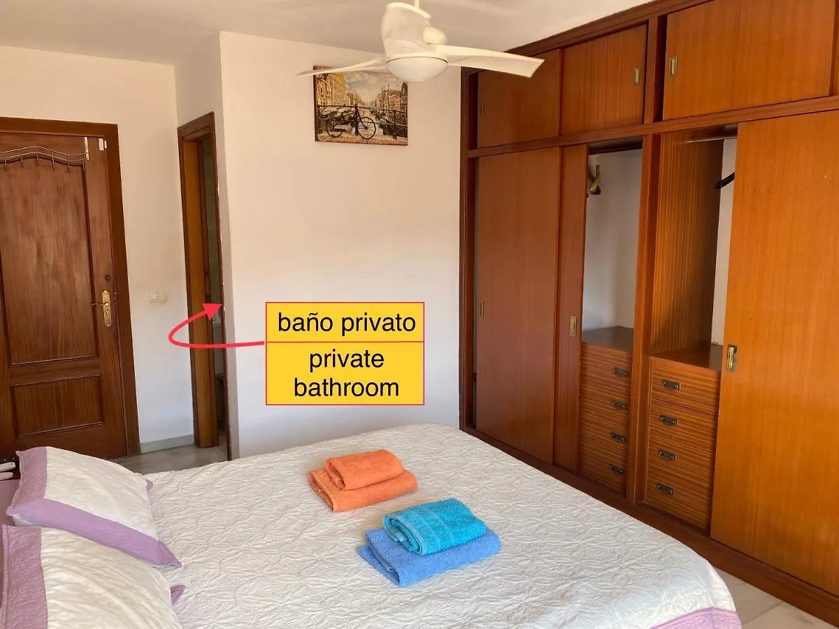 Проживание в семье Malaga Centro Habitaciones Privada En Apartamento Compartidos